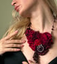 Red Victorian bib necklace  - Image 2