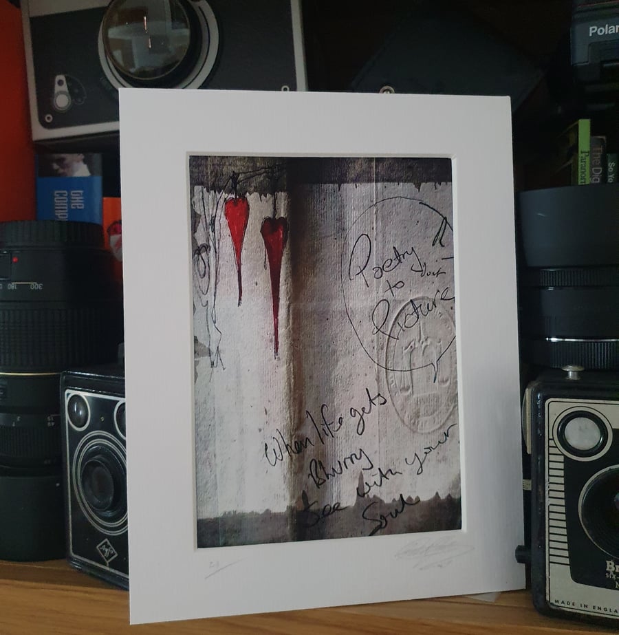 When Life Gets Blurry, Poetry to Picture, Fine Art Print of original artwork