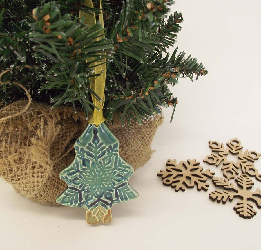 Christmas tree ceramic Christmas decoration