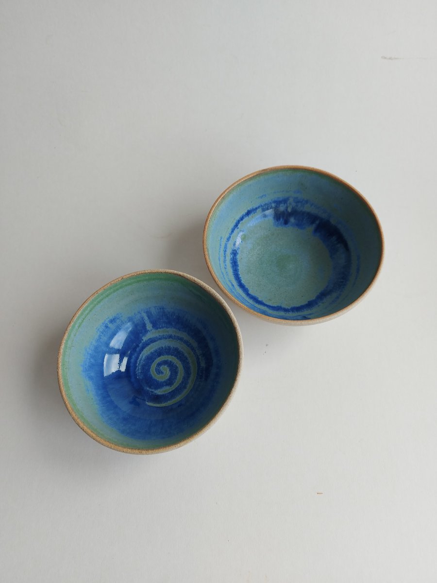 Dipping or Tapas bowls in Gardom's Glaze 