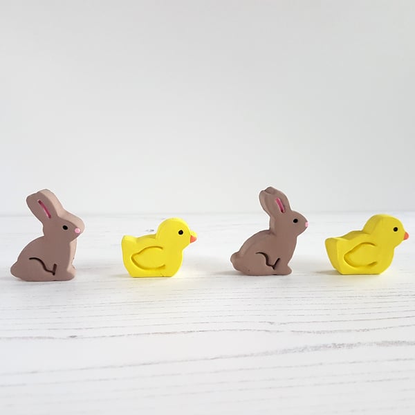 3D Easter Bunny OR Chick mini shelf ornament