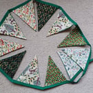 Christmas Bunting - Winter Foliage