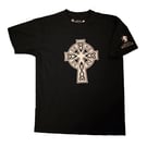 Celtic Cross T-Shirt – Golden Heritage Design – Spiritual Gift for Him or Her