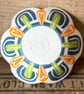 Little flower dish blue and orange - Image 4