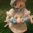 Hand Knitted Easter Mouse- Dotty