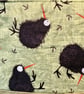 Kiwi bird - Large zipped pouch for toiletries, makeup, shaving kit, art etc... - Image 2