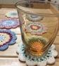 handmade crochet  flower coasters - Image 5