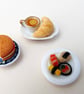 Set of 3 Miniature Food Plate Magnets - Image 2