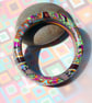 Designer Bangle - Abstract Pop Art Style in Rich Colours - Handmade - Unique - Image 3