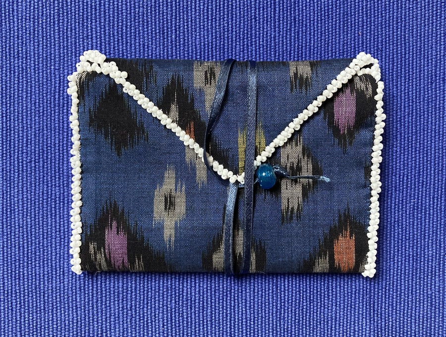 Afghan style beaded purse