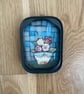 Mini mosaic in sardine tin