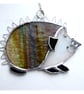  Hedgehog Suncatcher Stained Glass Handmade gift - Image 4