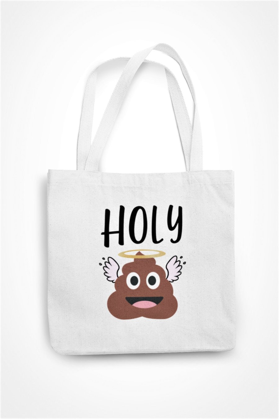 Holy POO Tote Bag Novelty Poo Emoji Eco Friendly Gift