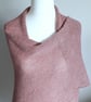 Large Alpaca Wrap, Shawl, Triangular - Image 5