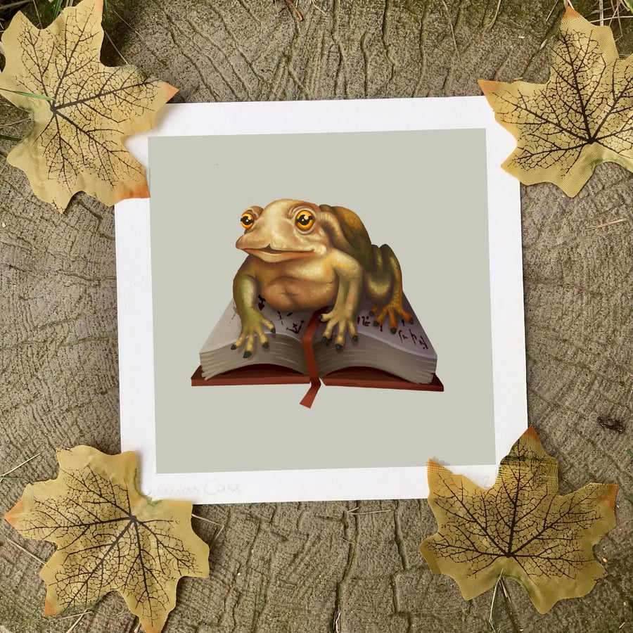 Magical Toad Art Print