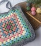 Crochet Giant Granny Square Tote Bag 