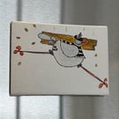 Seagull Stealing a Chip Magnet