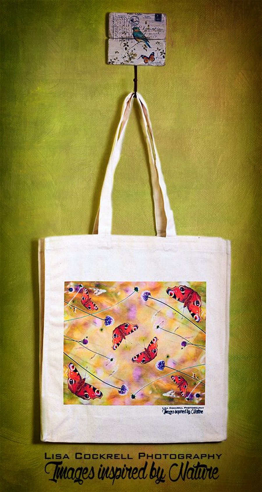 BUTTERFLY - TOTE BAGS INSPIRED BY NATURE FROM LISA COCKRELL PHOTOGRAPHY
