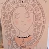 Small Prophets inspired original drawing 