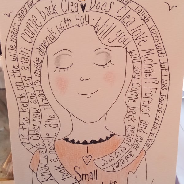 Small Prophets inspired original drawing 