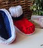Designer Hand Knitted Baby Cardigan & Booties Set 3-9 Months Size - Image 6