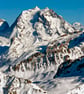 French Alps Mont Vallon Meribel Mottaret France Photograph Print - Image 1