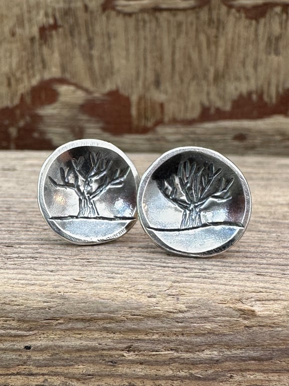 Tree Stud Earrings