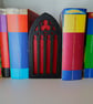 Gothic Cathedral Window Bookshelf Booknook With Fake Tealight  - Image 8