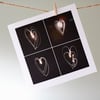 'Four hearts' card