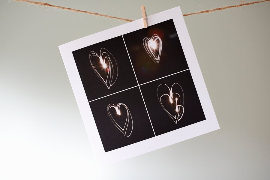 'Four hearts' card