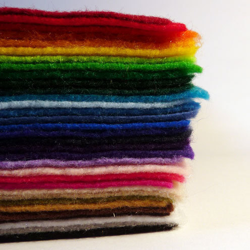 Felt -  Recycled Felt Sheets - 24 Pack
