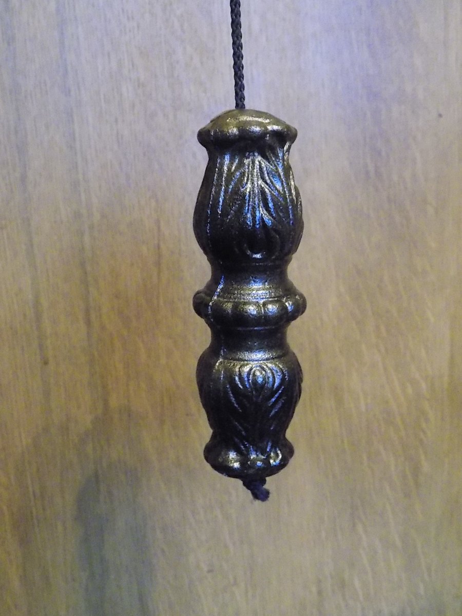 Ornate Light Pull & Cord......................Wrought Iron (Steel) Hand Crafted