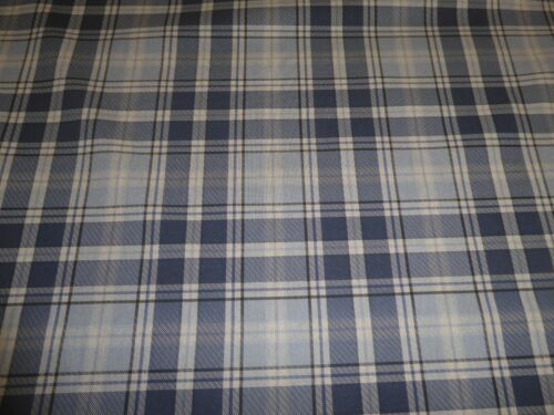 Highland Tartan Denim Tablecloth . cotton . 300 x 135cm