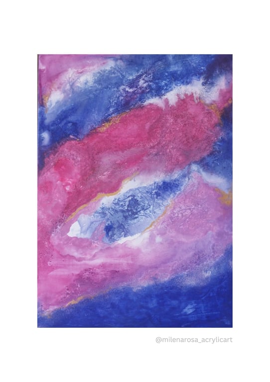 Dream Day In Pink Abstract Original Painting