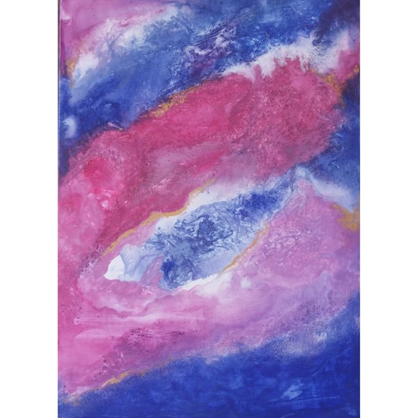 Dream Day In Pink Abstract Original Painting