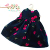 Corduroy Cherry Print Dress