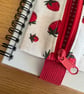 Handmade Book Buddy Pen Case. Zip Up Pencil Case with Elastic Loop - Image 7