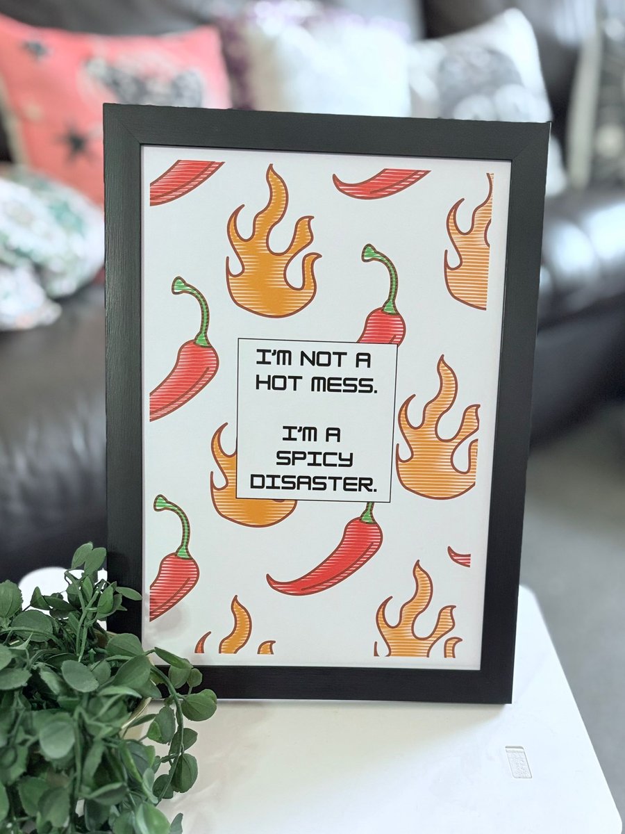 A4 Framed Funny Quote