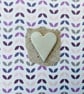 Happy birthday Handmade ceramic Gift card, greetings card, love heart card - Image 4