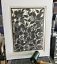 Lino Print - Clematis & Jasmine - Flower Print - Limited Edition Linocut - Image 10