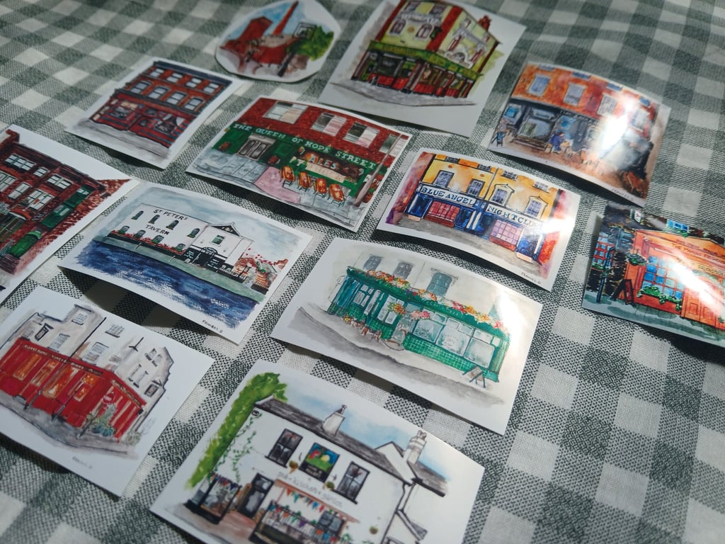 Liverpool pub collection sticker pack