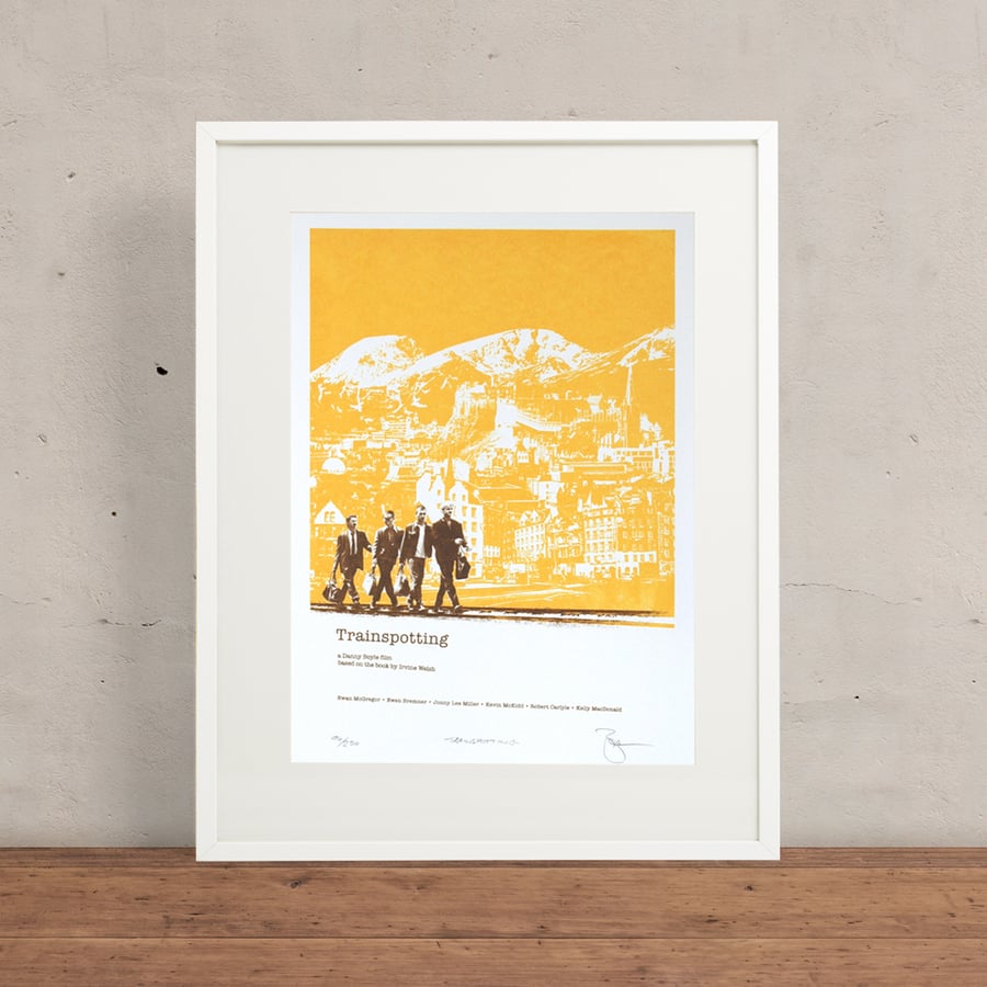 Trainspotting A3 Hand Pulled Limited Edition Screen Print