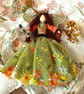 Lady Elowen of the Woodland Realm – One of a Kind Artisan Fairy Doll - Image 2