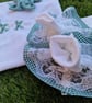Sophia's Personalised Handmade 4-Piece School Sets -Green & White - Image 4