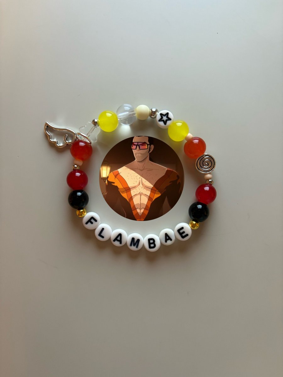 Flambae Dispatch inspired handmade bracelet