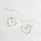 Sterling Silver Heart Earrings