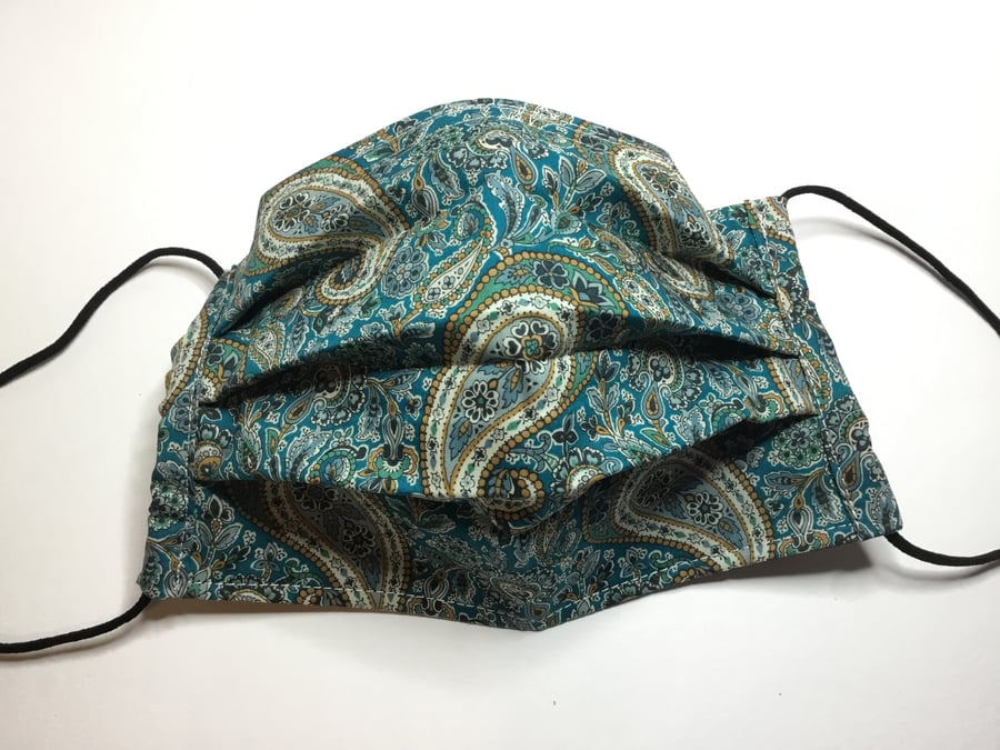 Larger Size Face Covering in Liberty Fabric