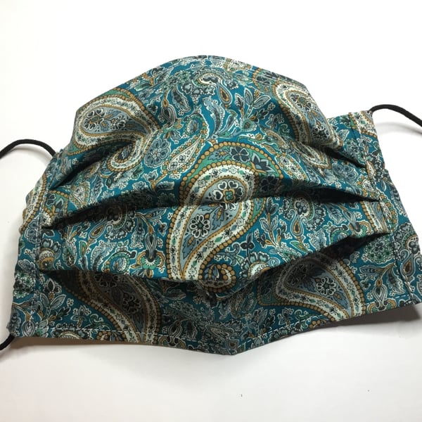 Larger Size Face Covering in Liberty Fabric