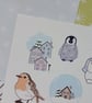 Winter Sticker Sheet: Nature Stickers for Journals and Craft - Image 2