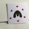  Any occasion card. Blank card. Dog card. CC378. 